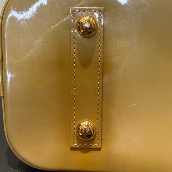 LOUIS VUITTON Monogram Vernis Alma Hand Bag Golden COA incl. - Picture 12 of 16